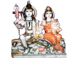 shiv parvati with ganesha